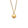 18K Gold South Sea Golden Pearl Pendent