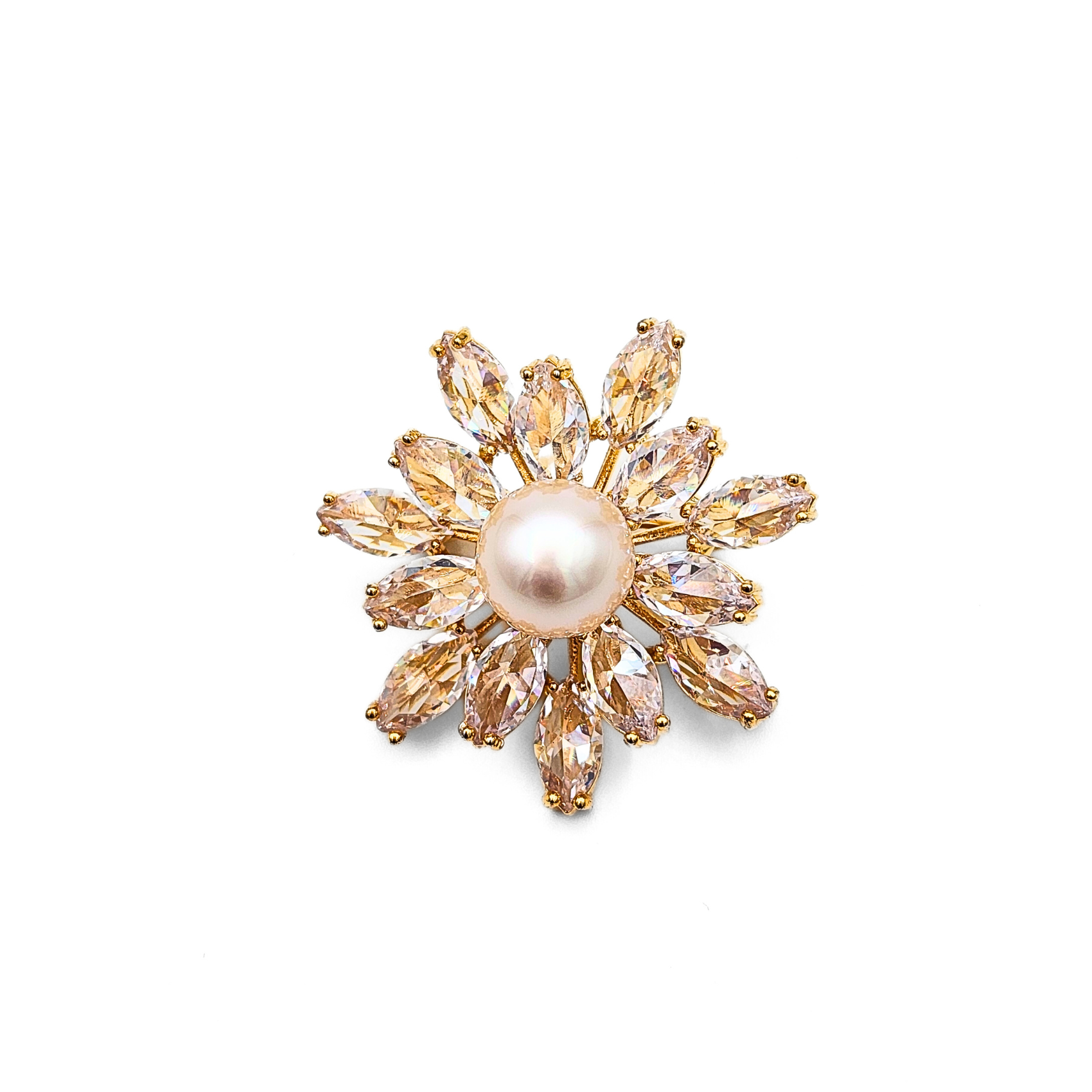 18K Gold South Sea Pearl Brooch