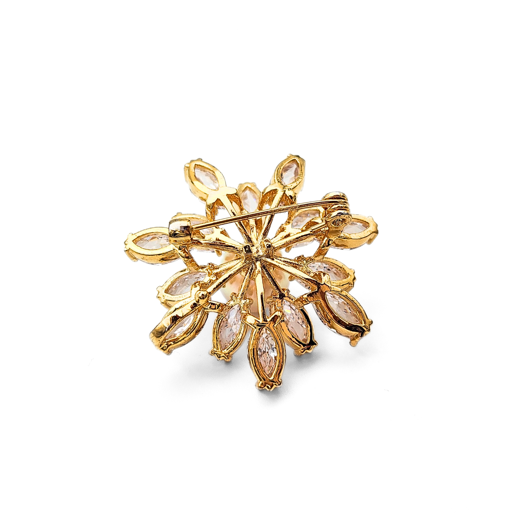 18K Gold South Sea Pearl Brooch