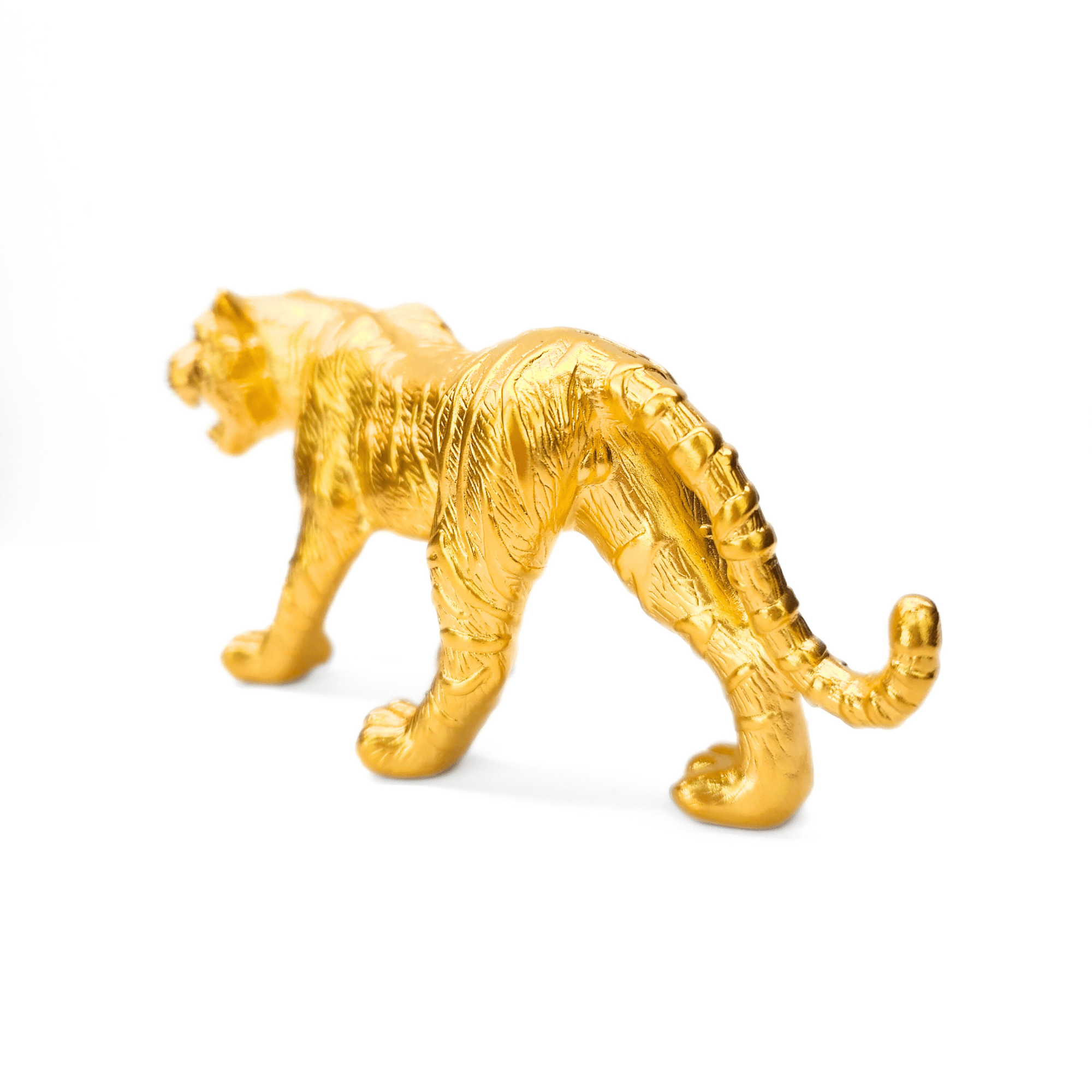 24K Gold 5D Tiger Ornament