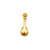 24K Gold Spoon Ornament