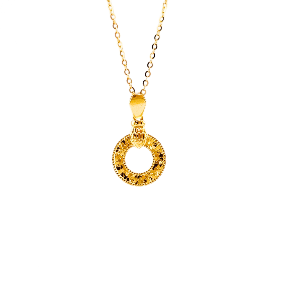 24K Gold 5G Design Necklace
