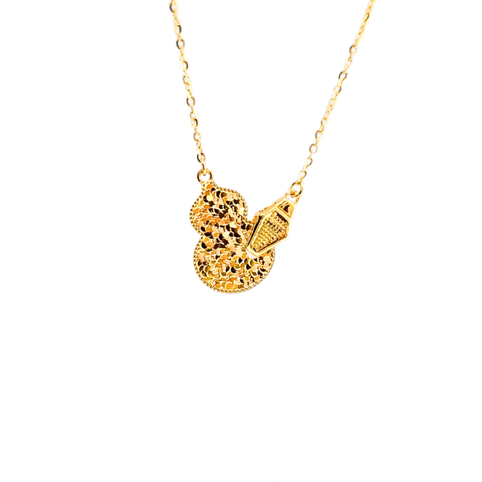 24K Gold 5G Design Hulu Necklace
