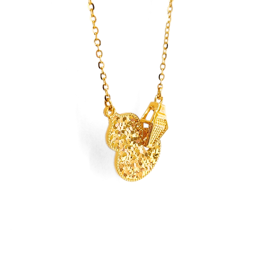 24K Gold 5G Design Hulu Necklace