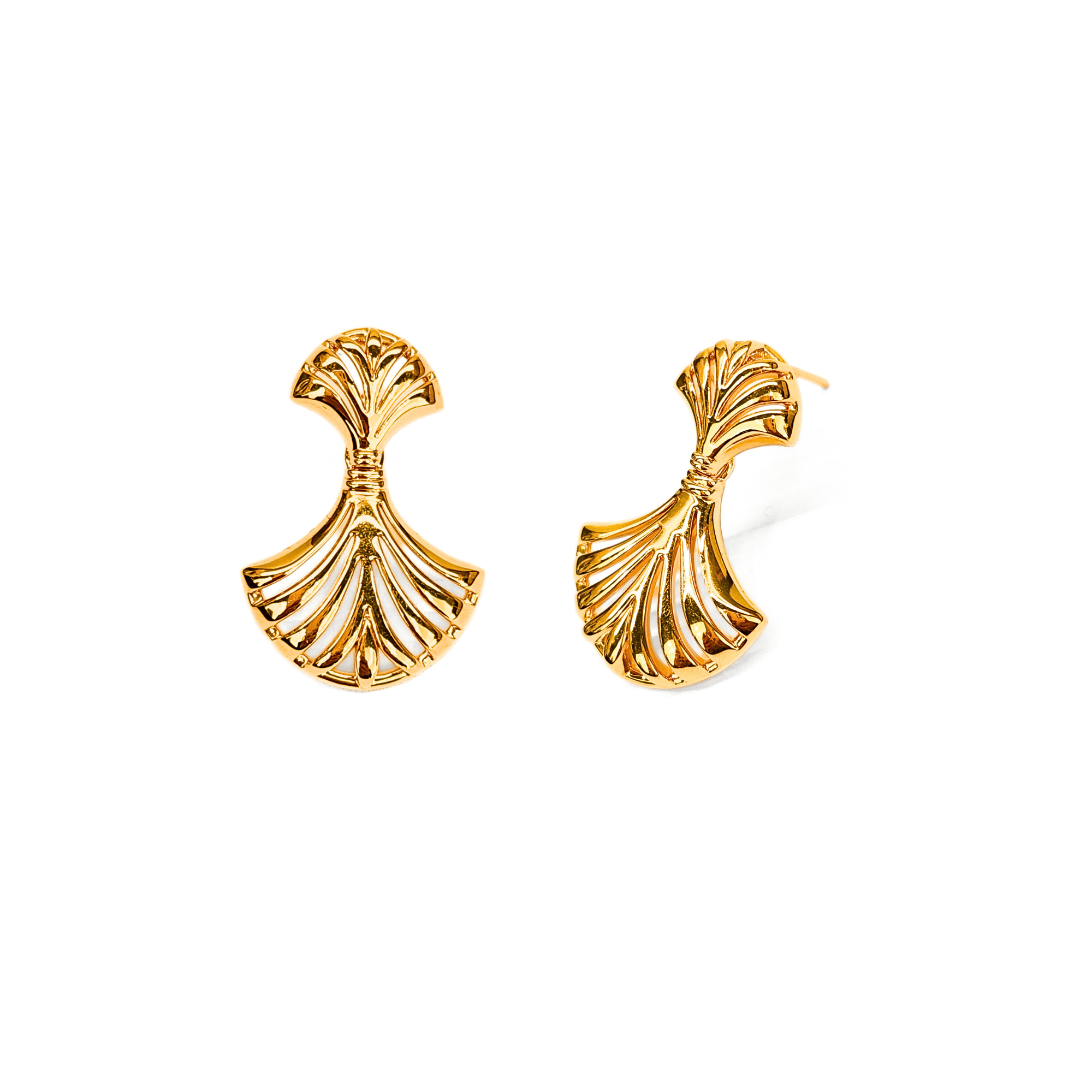 24K Gold 5G Design Earrings