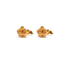 18K Gold Crown Earrings