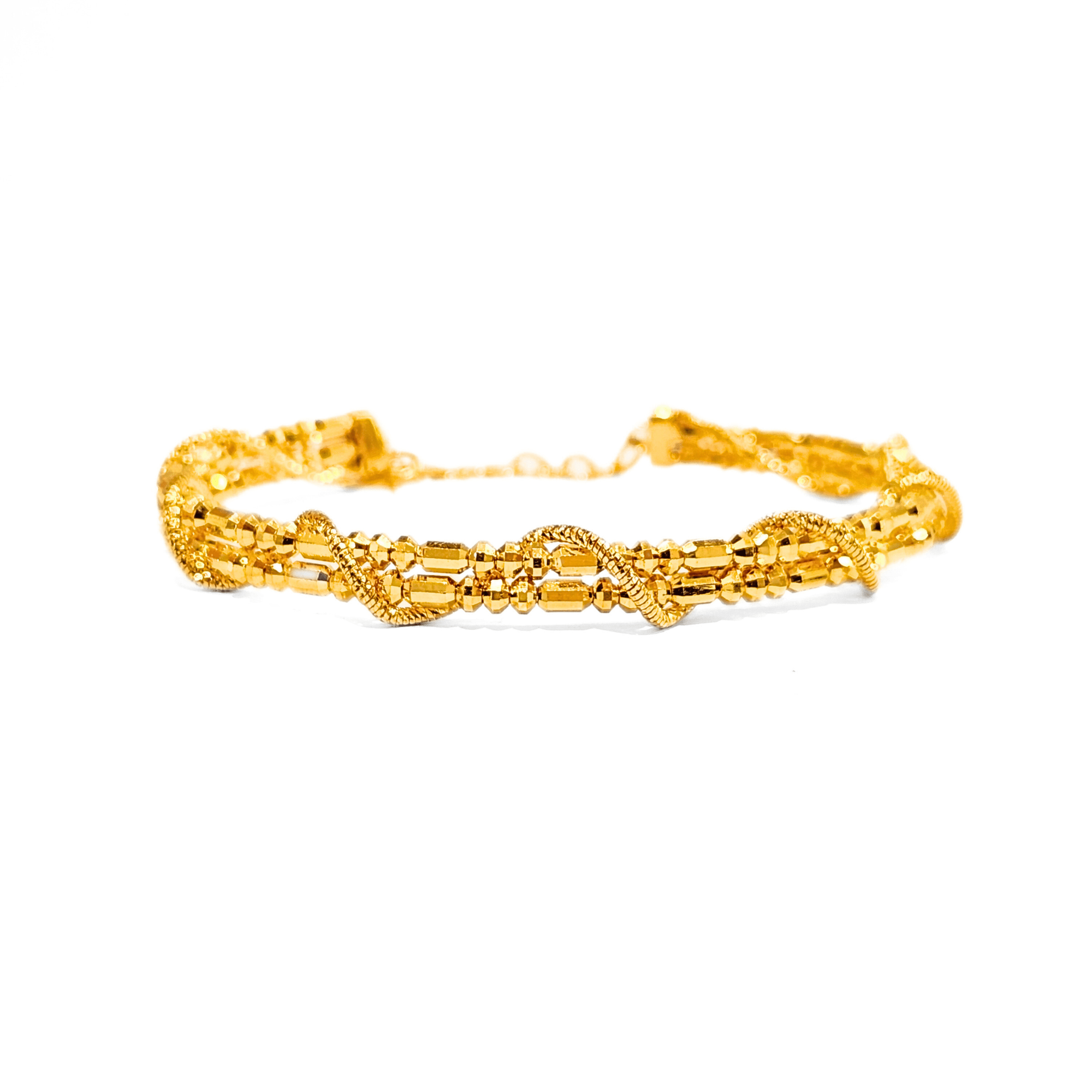 24K Gold 5G Design Bangle