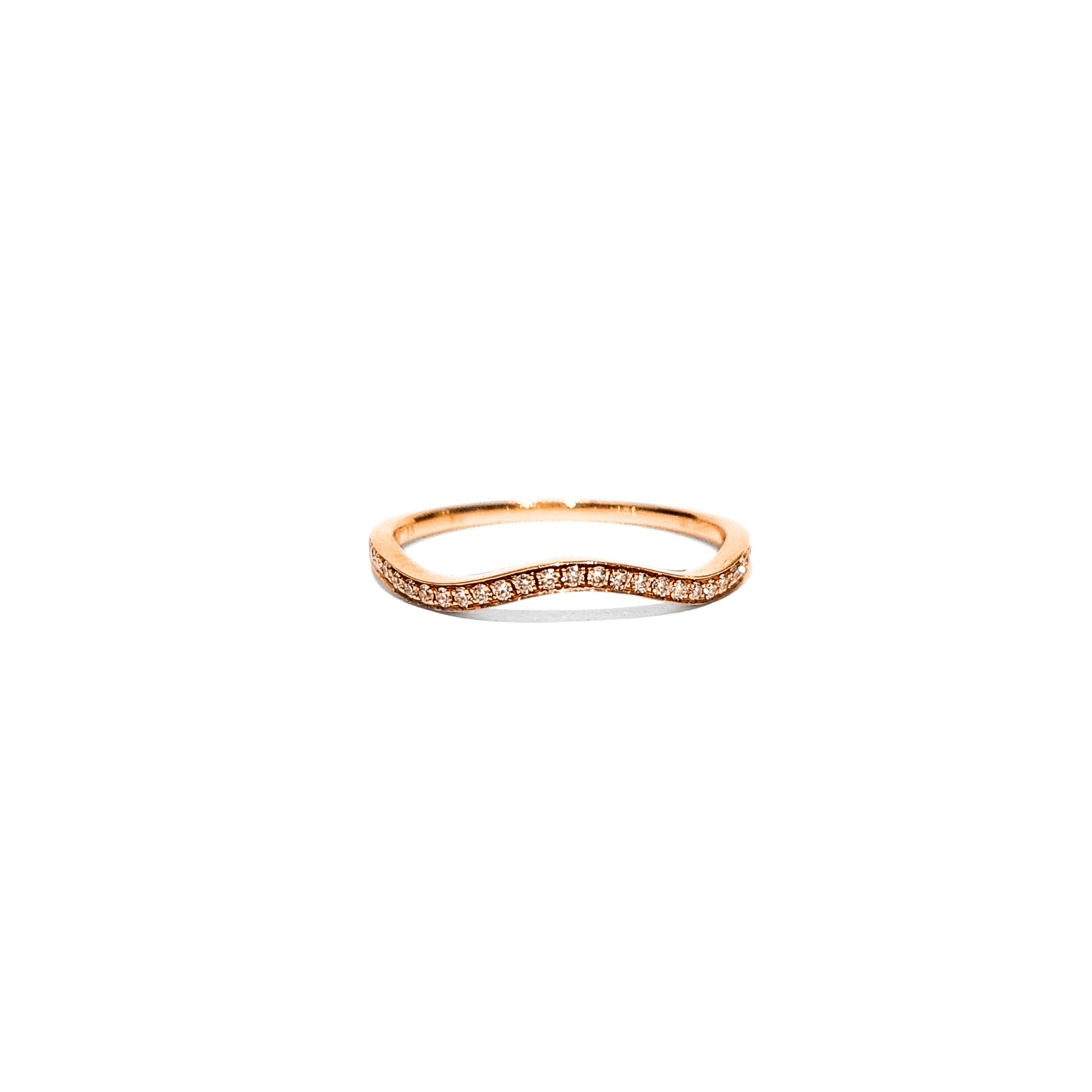 18K Rose Gold Diamond Ring