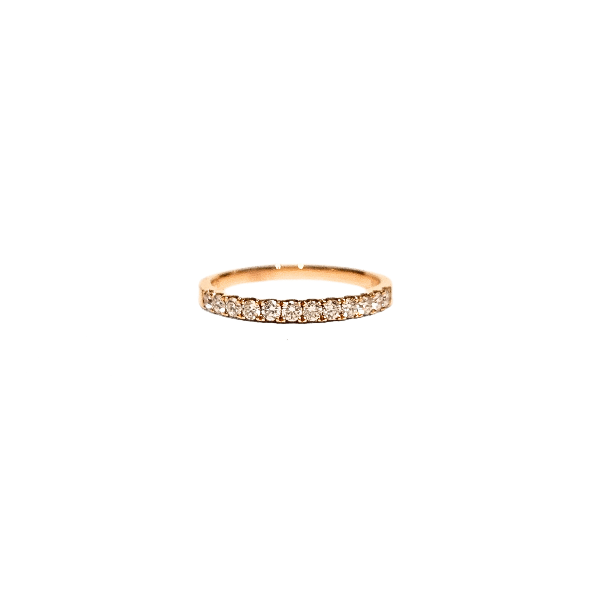 18K Rose Gold Diamond Ring