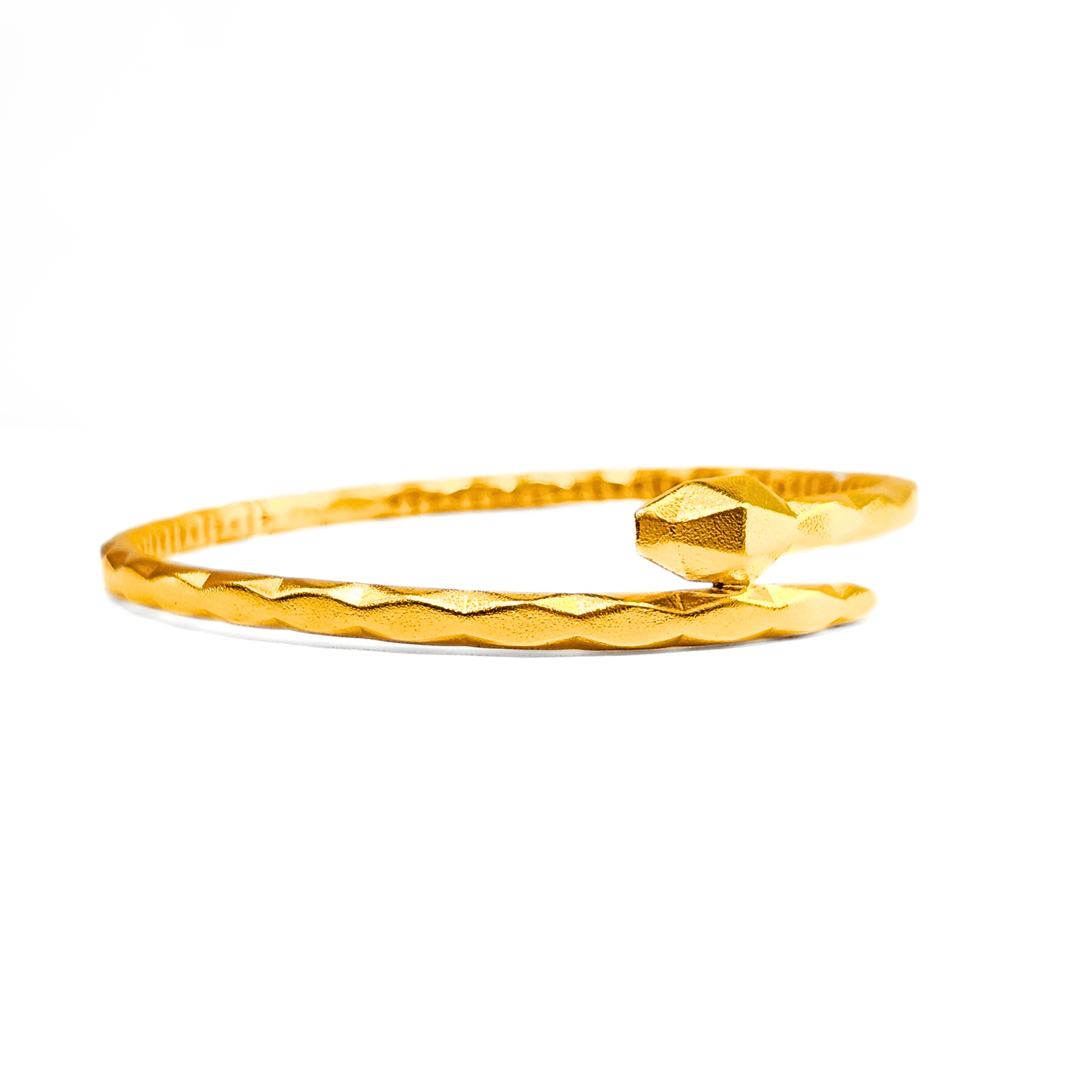24K Gold Ancient Design Bangle