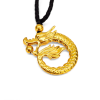 24K Gold Dragon Necklace