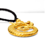 24K Gold Dragon Necklace
