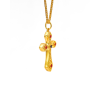 24K Gold Cross Boutique Necklace