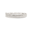 18K White Gold Diamond Bangle