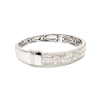 18K White Gold Diamond Bangle