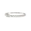 18K White Gold Diamond Bangle