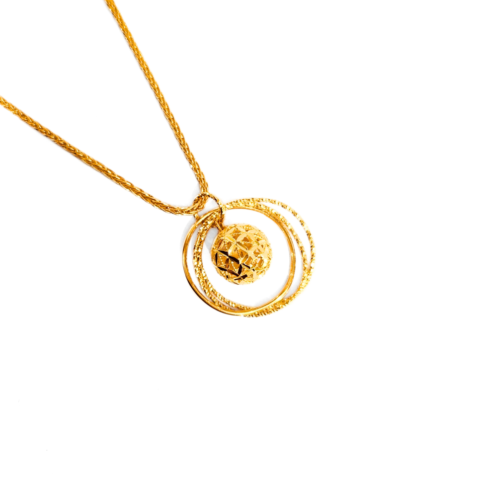 24K Gold Boutique Design Necklace