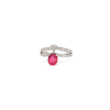 18K White Gold Ruby Ring