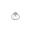 18K White Gold Green Diamond Ring