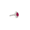 18K White Gold Ruby Ring