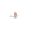 18K White Gold Green Diamond Ring