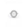 18K White Gold White Jadeite Ring