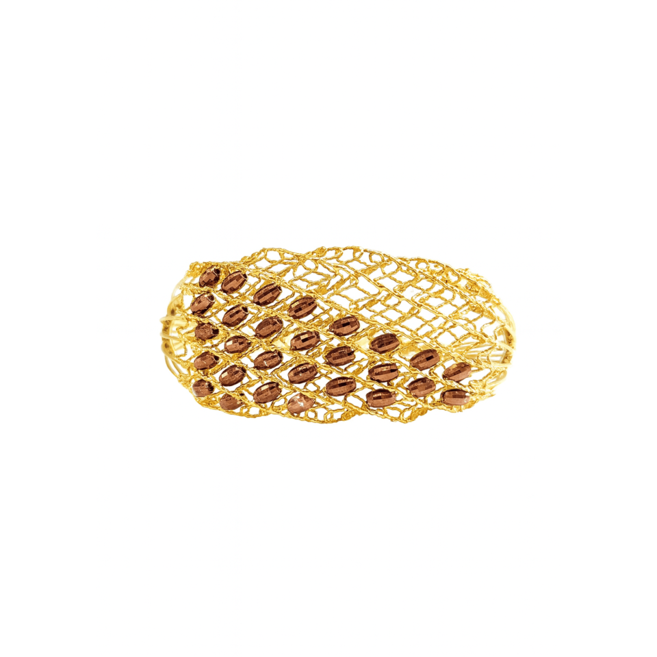 18K Gold Soft Bangle