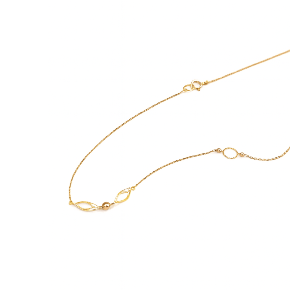18K Gold Chain Necklace