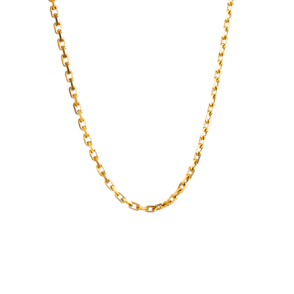 18K Gold Paperclip Chain Necklace