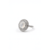 18K White Gold White Jadeite Ring
