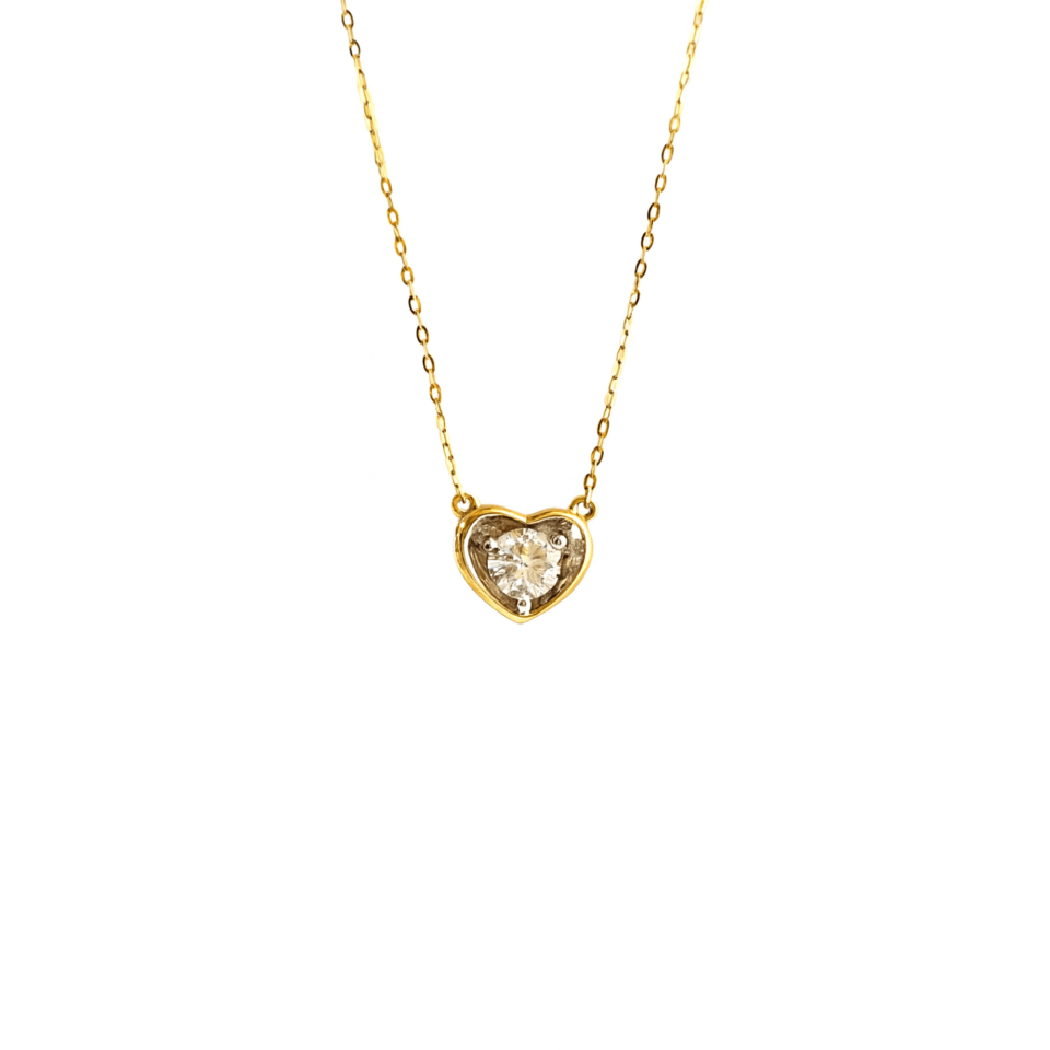 18K Gold Diamond Necklace
