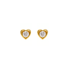 18K Gold Diamond Earrings
