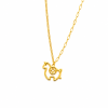 999 Pure Gold Pony Necklace